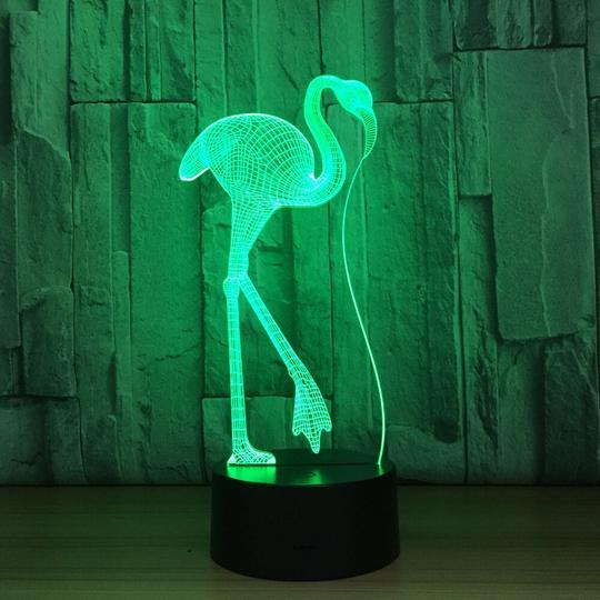 Lampe de Table 3D LED Visuelle Télécommande Tactile Colorée Cadeau Petite Lampe