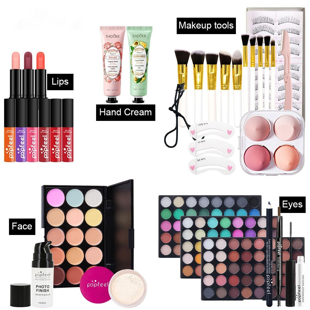 Trousse de maquillage multifonctionnelle intégrée POPFEEL Yuan