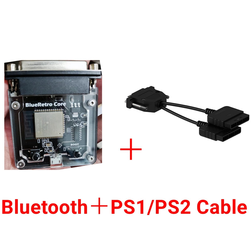 PS2 Wireless Bluetooth Receiver Handle Adapter