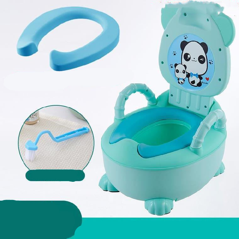 Male Baby Sits On A Toilet Special For Children''s Artifact