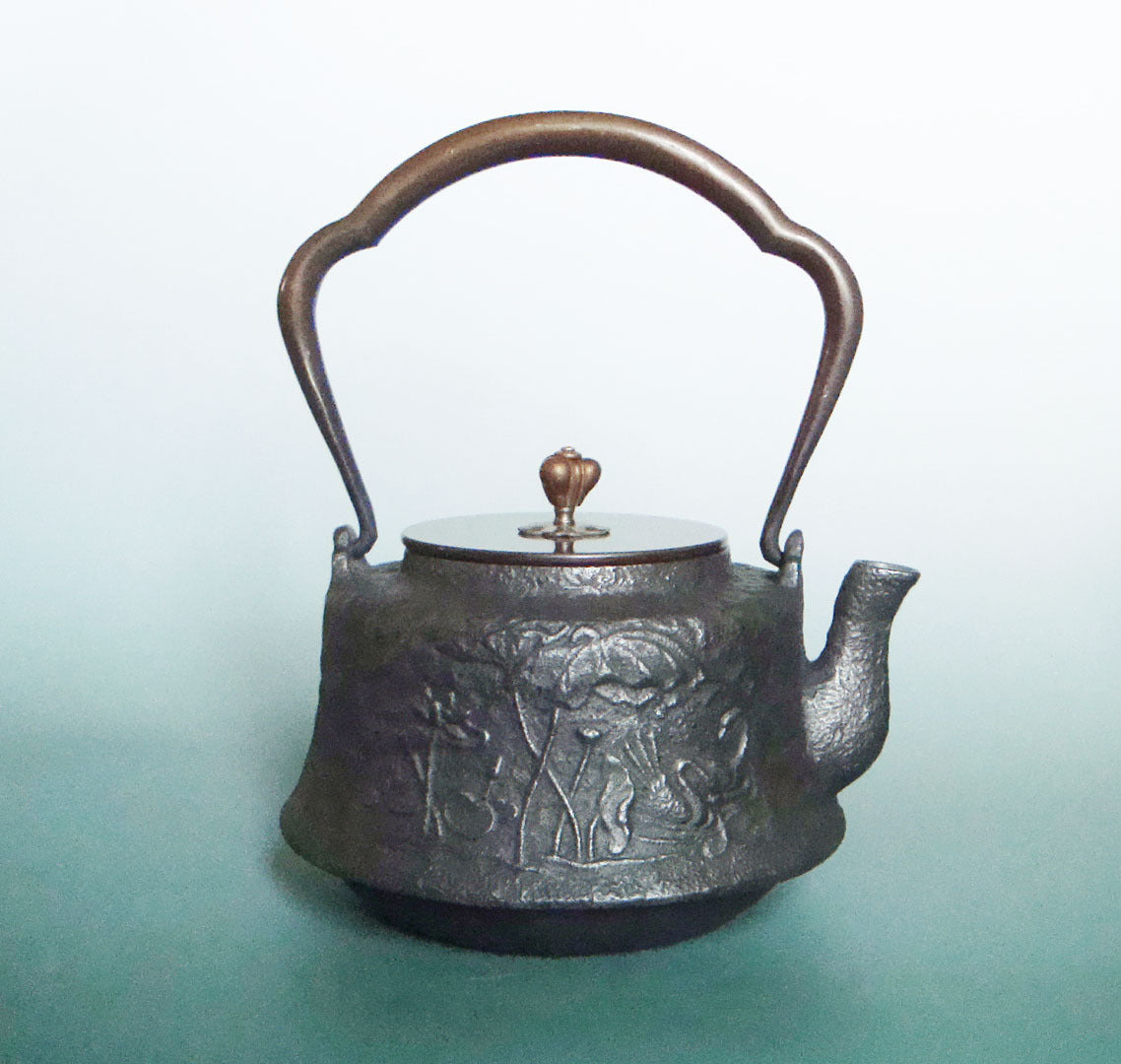 Théière japonaise en fonte non émaillée