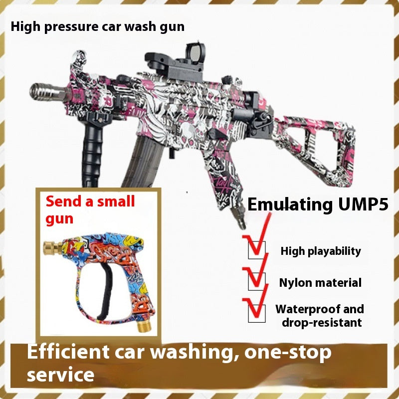 Internet Celebrity Simulation Car Wash High Pressure Water Gun UMP45 Universal For Merchants