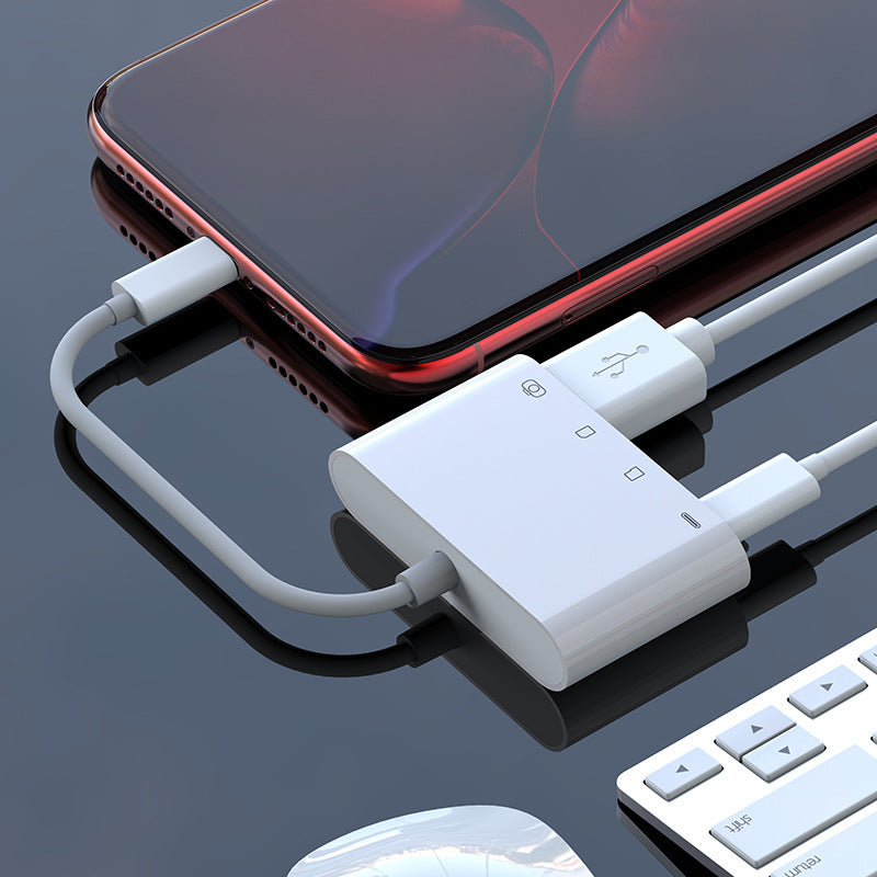 Applicable au séparateur de câble quatre en un pour téléphone mobile et tablette