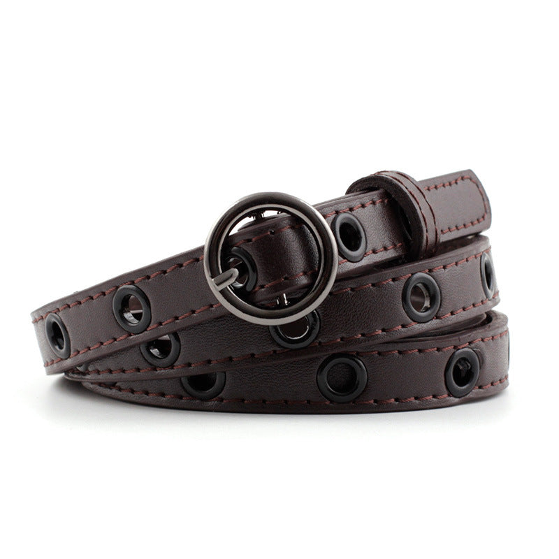 Fashion Ladies Without Needle Hollow Belt