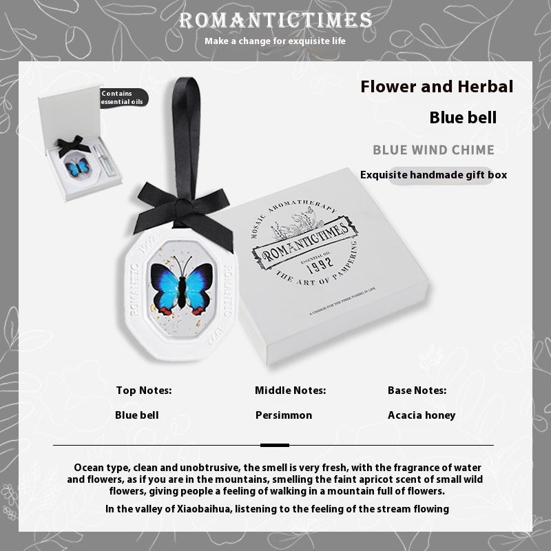 Fashion Personalized Car Aromatherapy Sheet Pendant