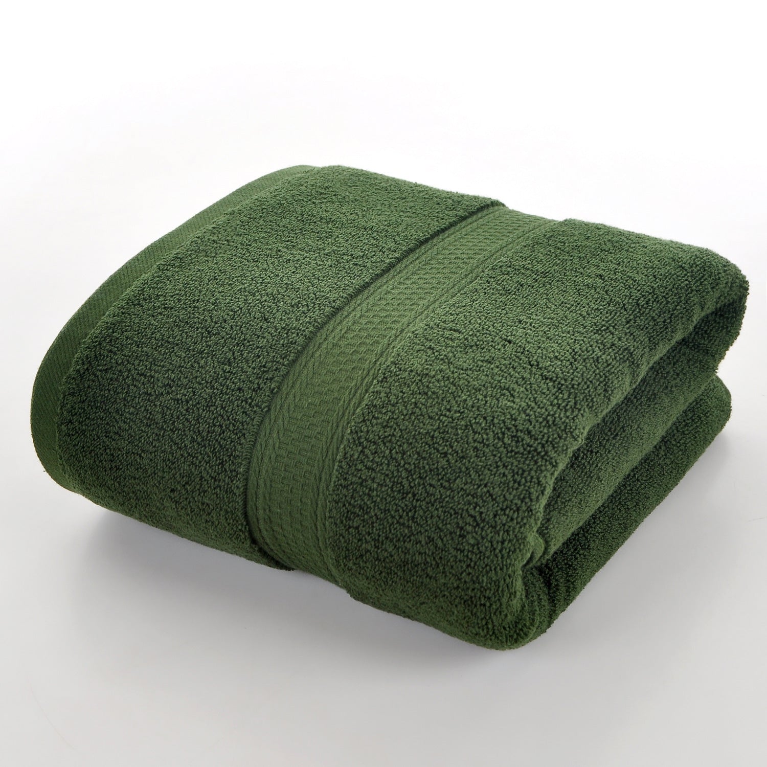 Serviette de bain unie en pur coton pour la maison