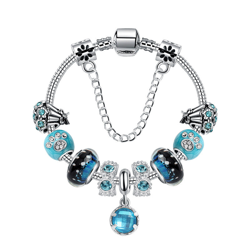 Women's Fashion Blue Starry Sky Bracelet