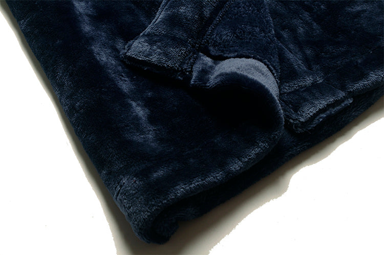 Men's And Women's Mink Fleece Home Night Gown Bathrobes