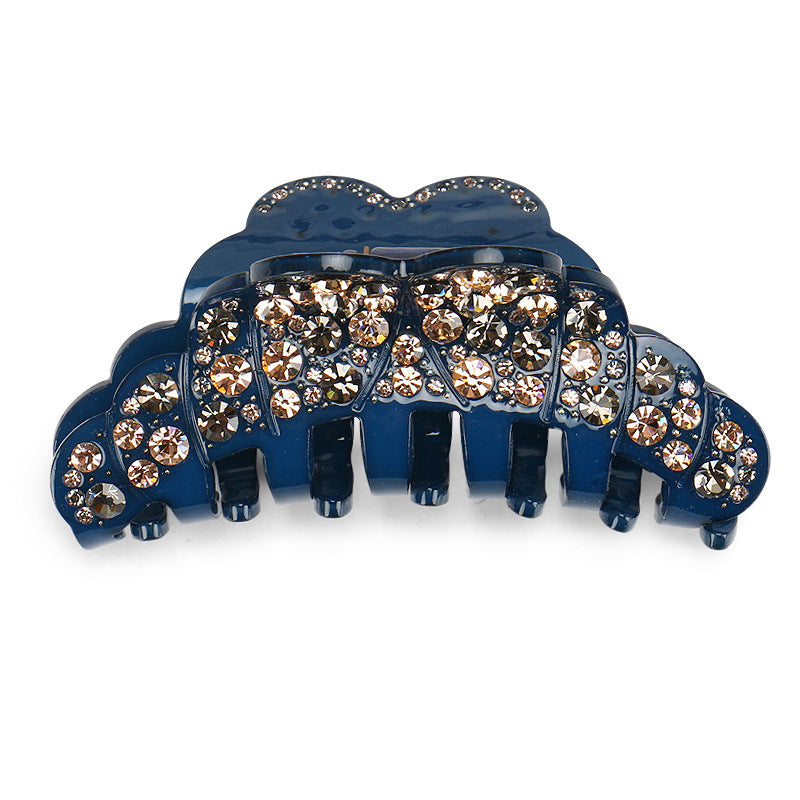 Accessoires pour cheveux en acétate à strass pour femme