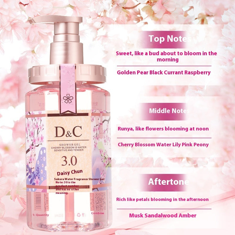 Suite de Soin Lavant Cheveux et Corps Sakura (Shampooing, Après-Shampooing, Gel Douche)