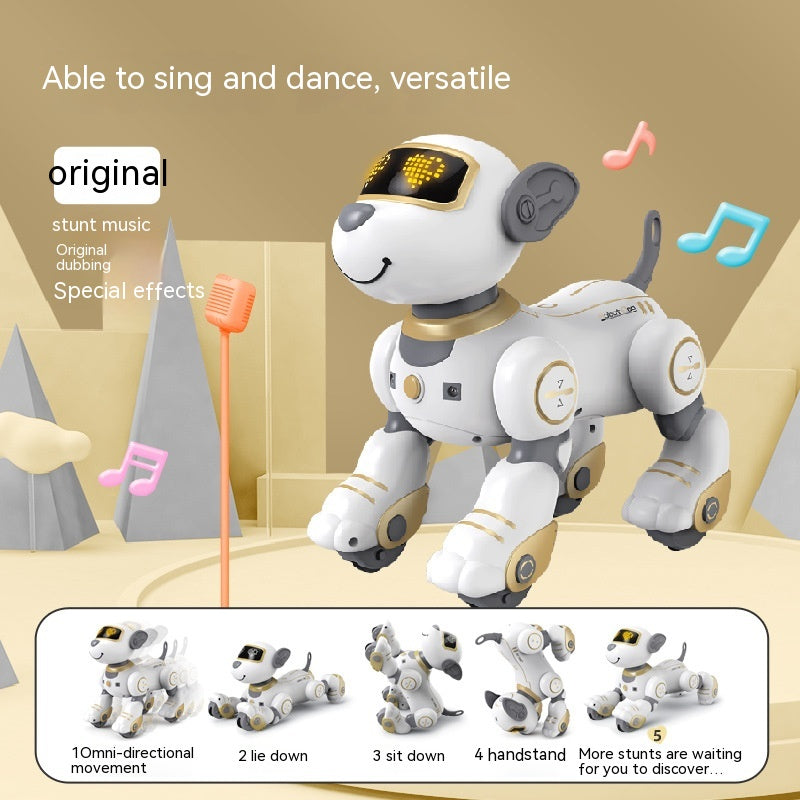 Chien robot intelligent de simulation cascadeur télécommandé électrique