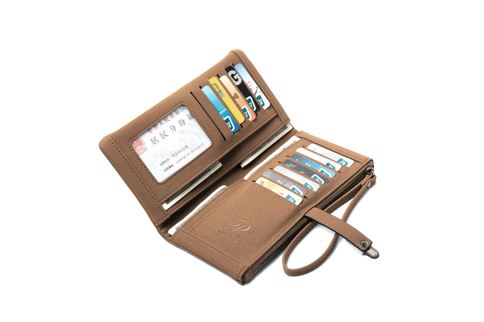 Portefeuille long pour femme, pochette simple