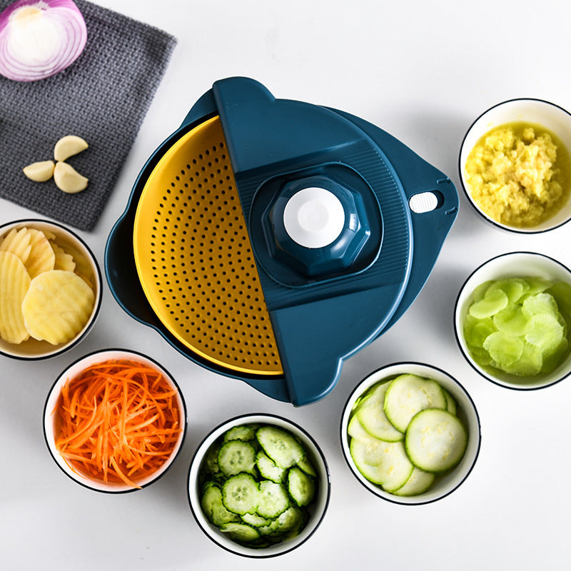 Râpe à légumes multifonctionnelle, déchiqueteuse de cuisine, trancheuse domestique, coupe-pommes de terre