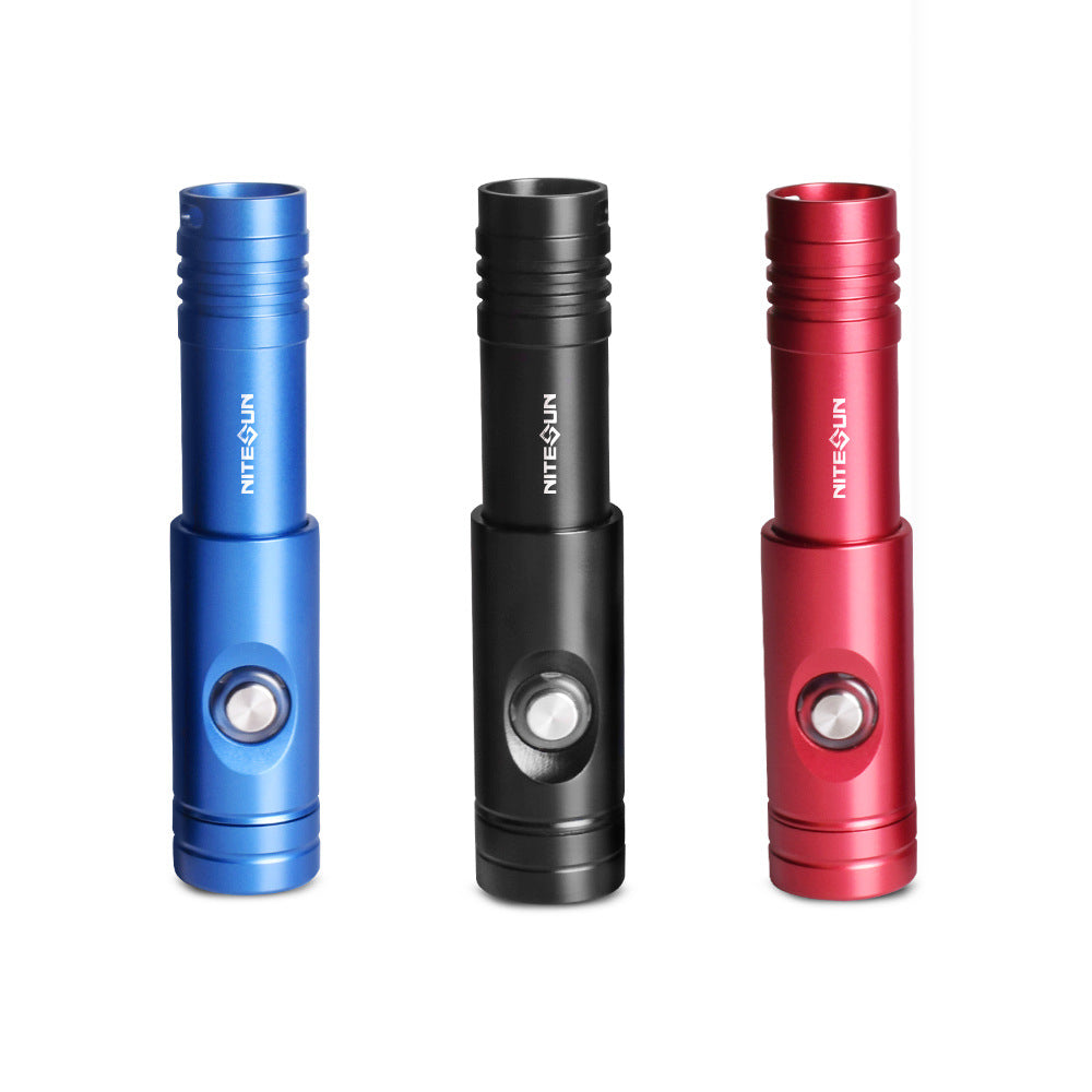 Professional Diving Flashlight Battery Reminder