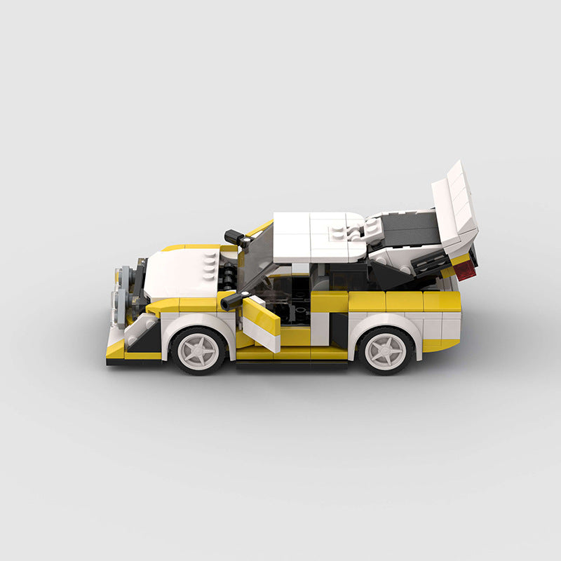 Assemblage de MOC de voiture de sport de course pour enfants