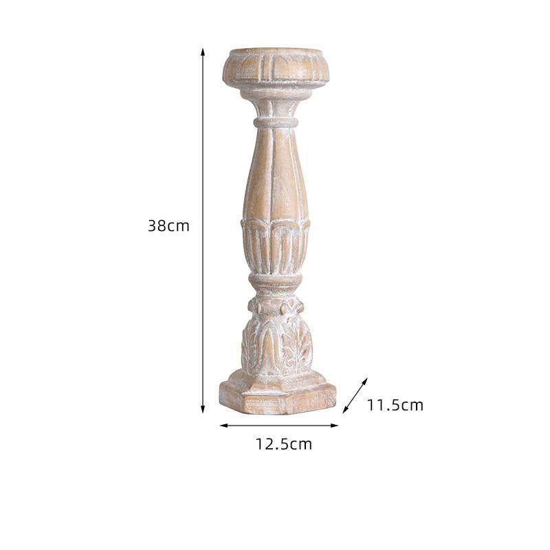 Retro Moroccan Light Luxury Homestay Resin Candle Holder