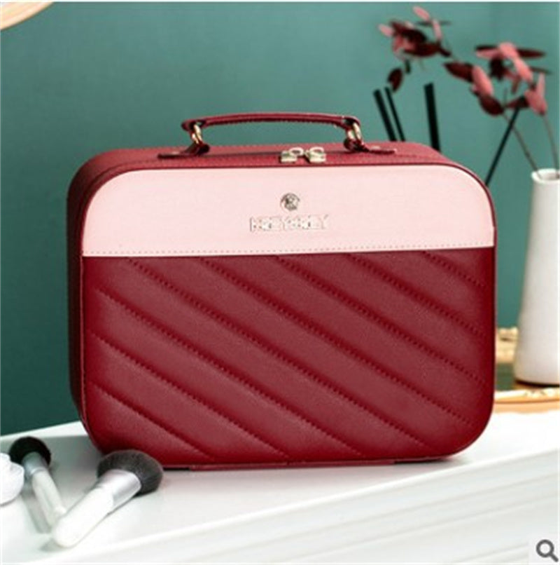 Trousse de Maquillage Portable Grande Capacité pour Femme