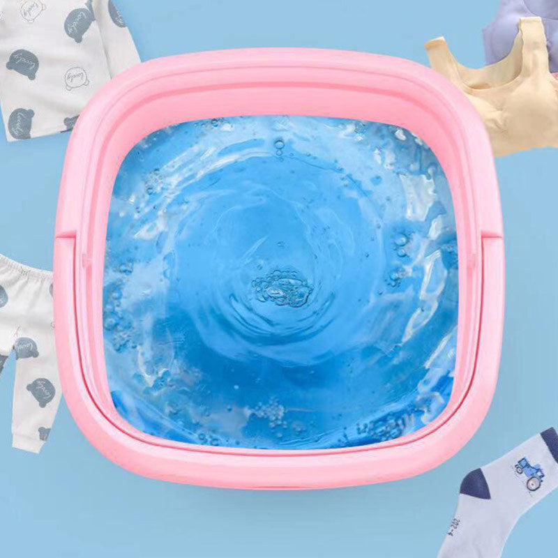 Mini lave-linge pliant intégré déshydratant