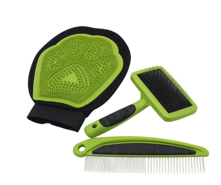 Ensemble de toilettage pour animaux de compagnie Peigne-râteau pour enlever les poils morts Peigne de toilettage