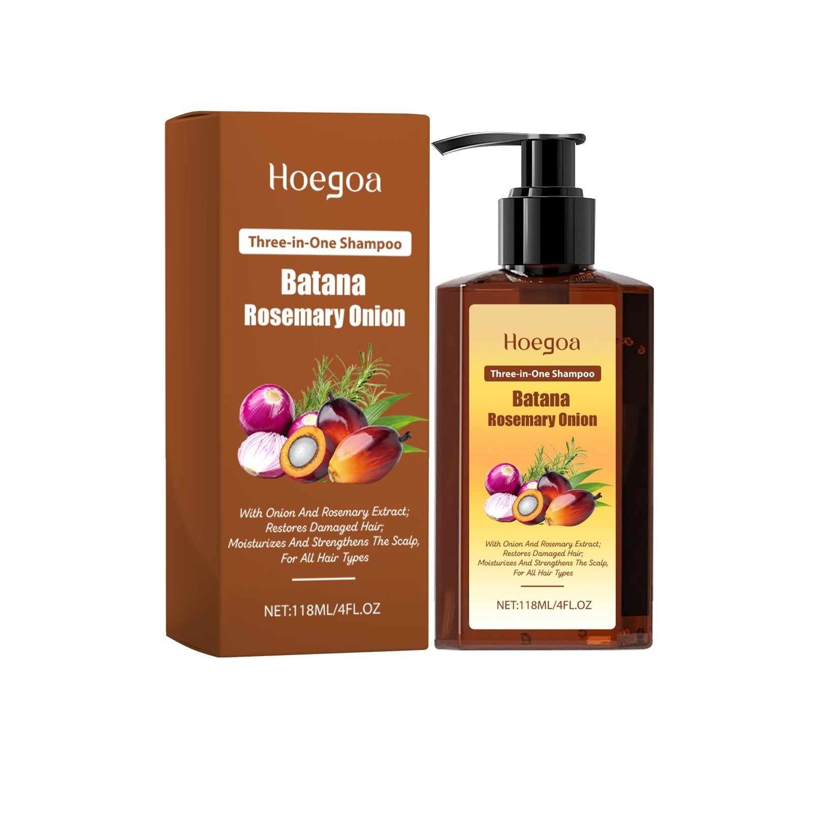 Shampooing nourrissant et anti-chute 3-en-1