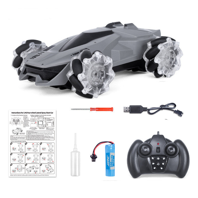 Simulation Spray Four Wheel Lateral Drift 2.4g Remote Control Stunt Car With Lights