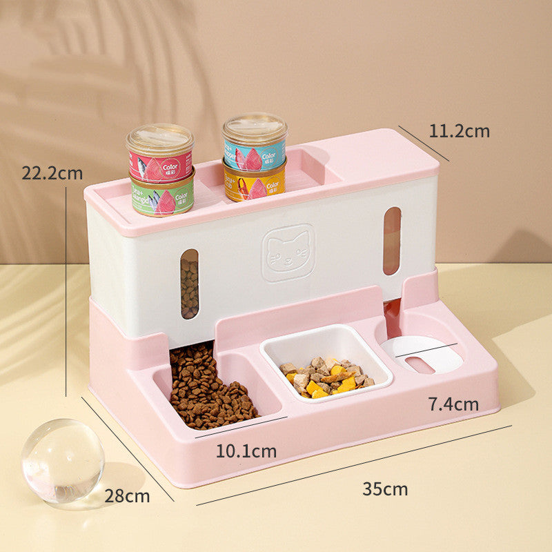 Distributeur automatique de nourriture pour animaux de compagnie Distributeur automatique d'eau pour chats