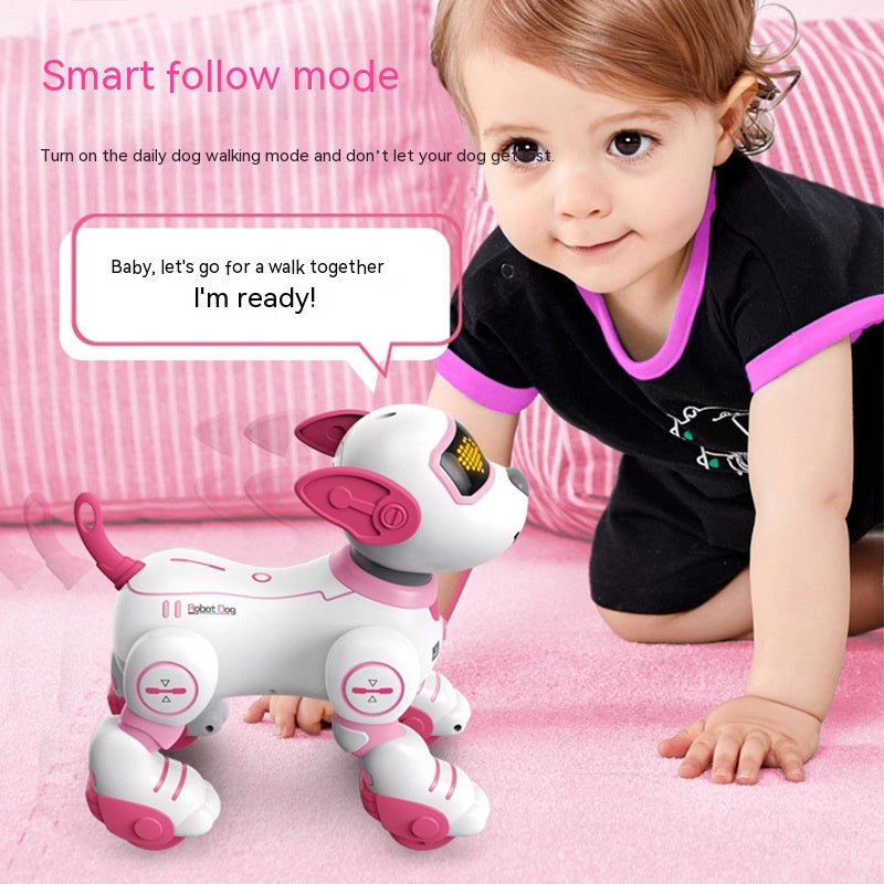 Chien robot intelligent de simulation cascadeur télécommandé électrique