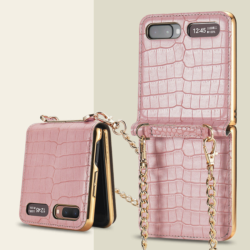 Coque de téléphone portable créative avec miroir en diagonale