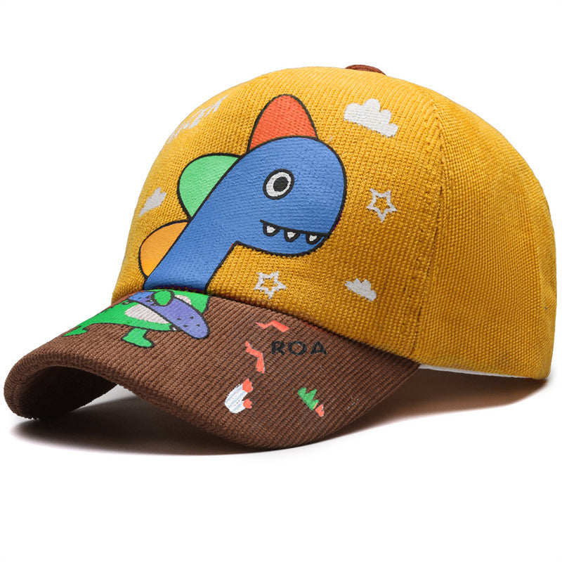 Little Dinosaur Children's Baseball Cap Cute Cartoon Color Matching