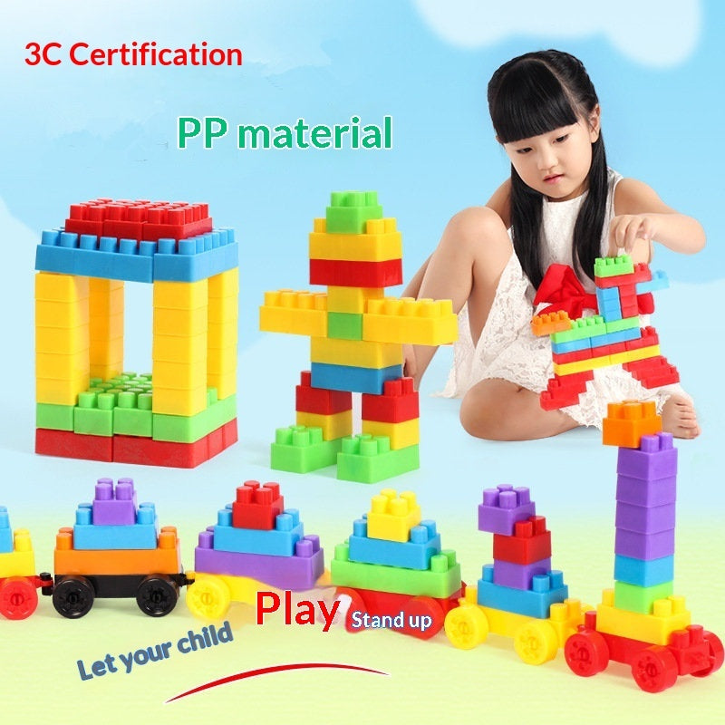 Baby Building Block Toys Large Pieces Loose-packed