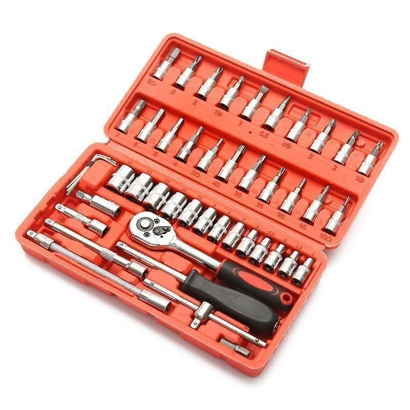 Jeu de clés à cliquet pour réparation d'outils ménagers