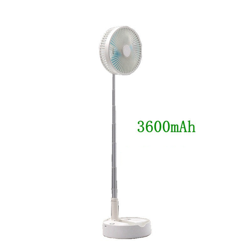 Usb Charging Portable Folding Lever Telescopic Floor Fan