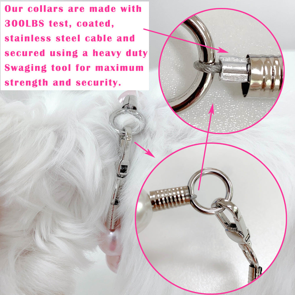Pet Collar Dog Leash Necklace Cat