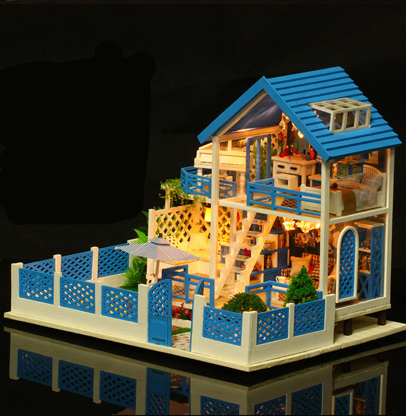 Cabane DIY Cabane faite à la main Modèles de jouets de maison