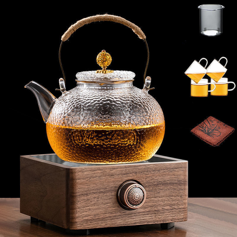 Ensemble de théière et cuisinière électrique en céramique, verre épaissi pour la maison