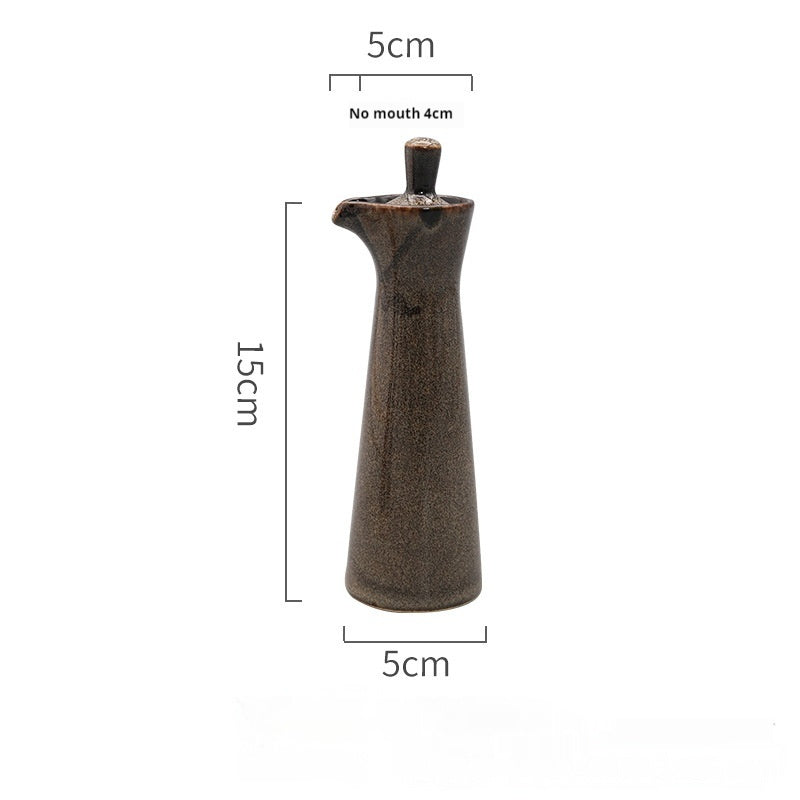 Household Japanese Style Fashion Kiln Baked Seasoning Bottle