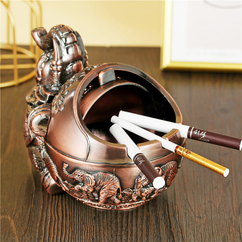 Home Office Living Room With Lid Anti Fly Ash Ashtray