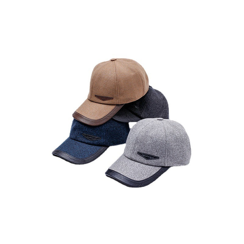 Hat Autumn And Winter Baseball Cap Middle Aged And Elderly Ear Protection