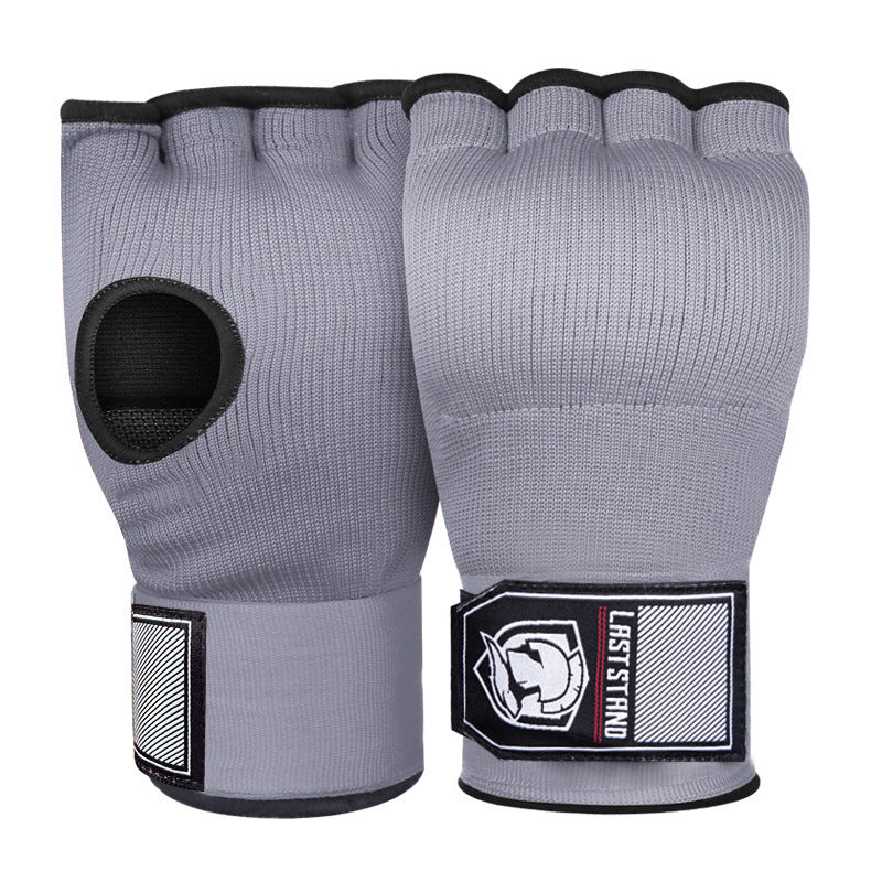 Gel Gloves Half Finger Boxing Gloves Lazy Quick Boxing Bandage Hand Guard Cloth