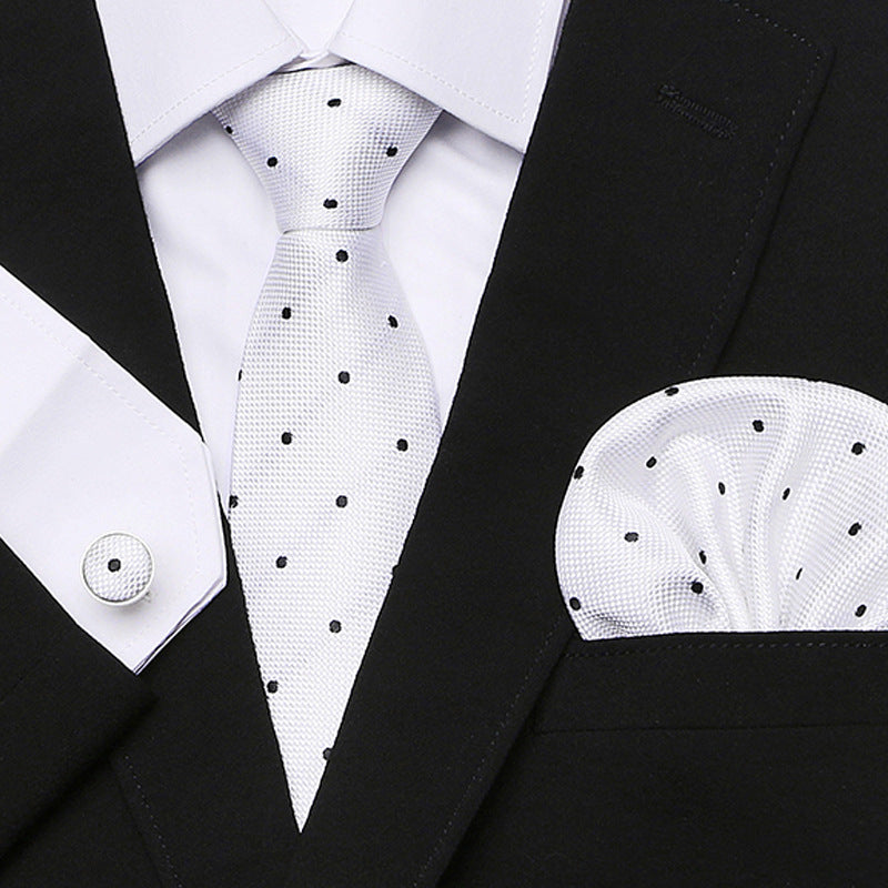 Costume trois pièces cravate homme de la nouvelle série cravate fleur de cachemire
