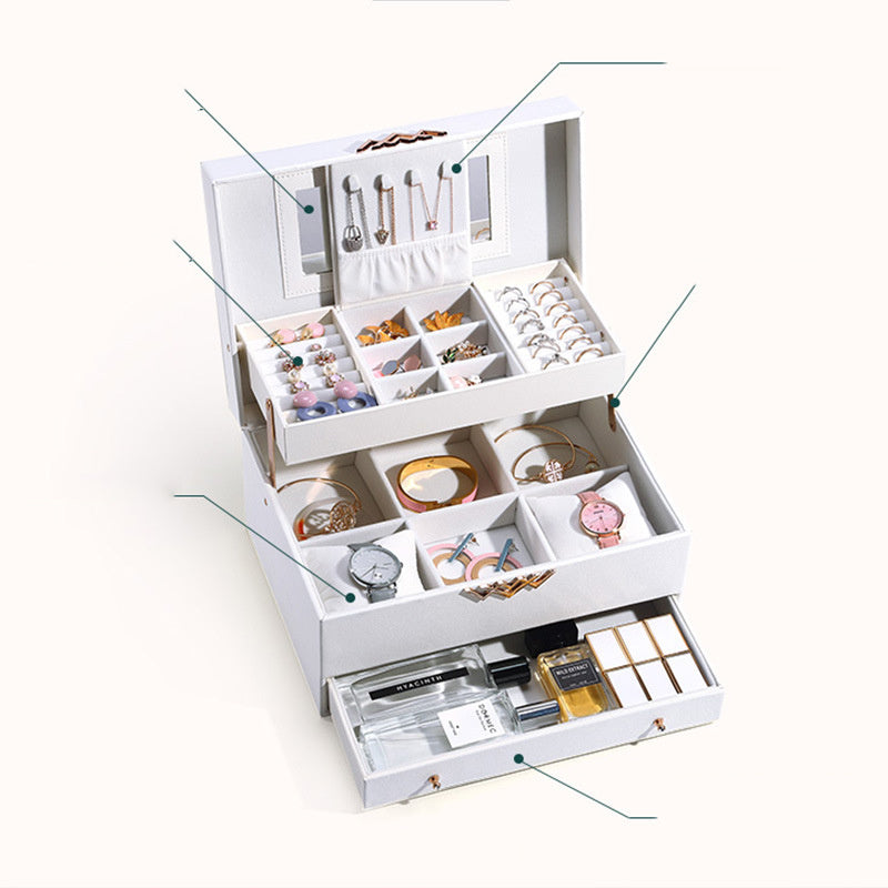 High-end Jewelry Storage Box Ring European Style
