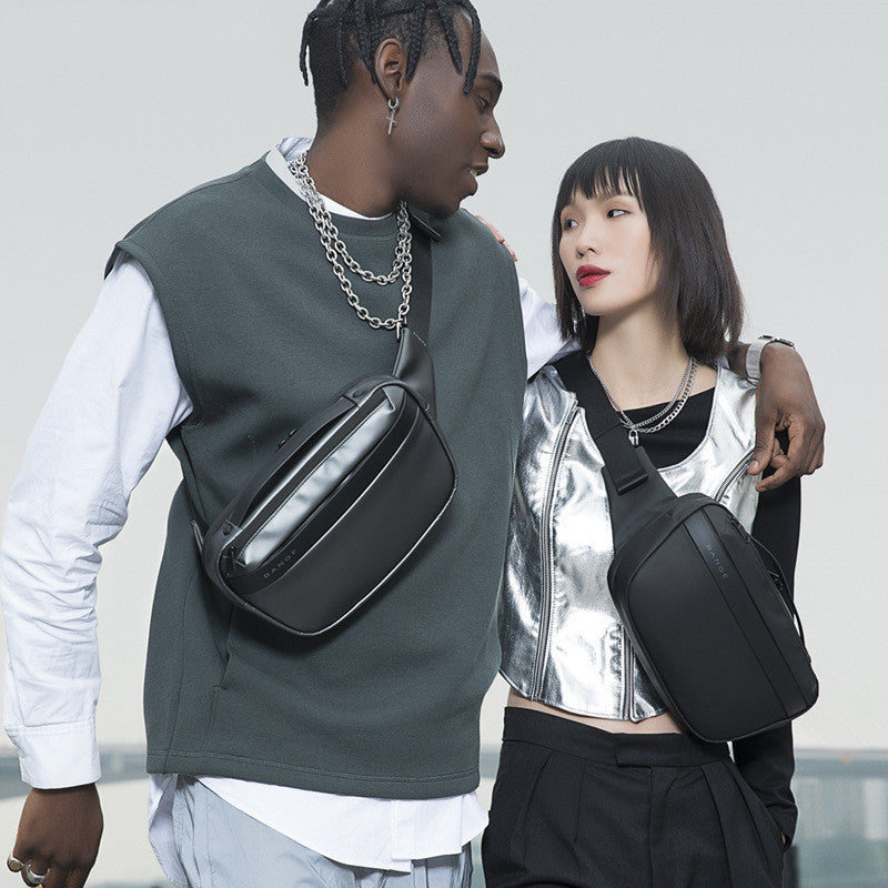 Sac de poitrine de nouveau style pour hommes Épaule décontracté Imperméable
