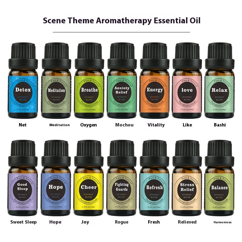 Aromatherapy Oil Fragrant Stone Special 10ML Indoor Oil-soluble Aromatherapy Plant Floral Tone 14 Candle Aromatherapy Oil