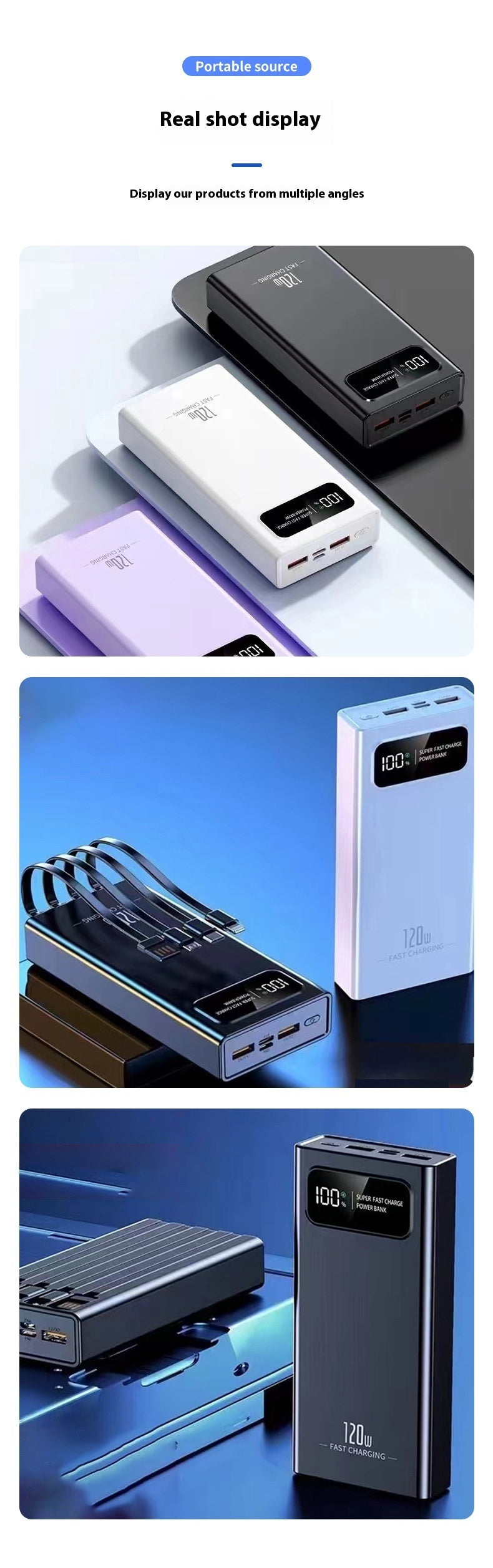 Alimentation Mobile Haute Capacité 120W