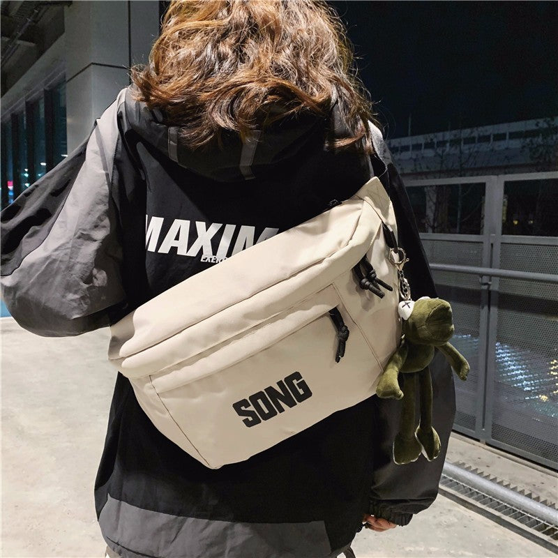Nylon Shoulder Large Capacity Chest Bag