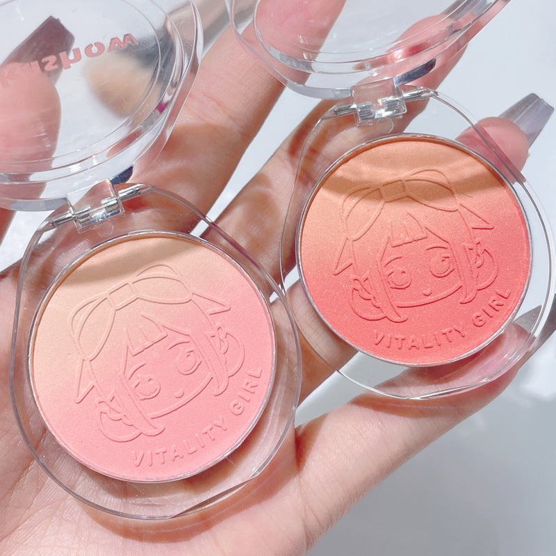 Fard à Joues Naturel Effet Dégradé Compact pour Fard à Joues et Contour des Joues