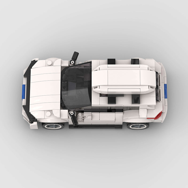 Small Particle Moc City Vehicle Race Model Puzzle