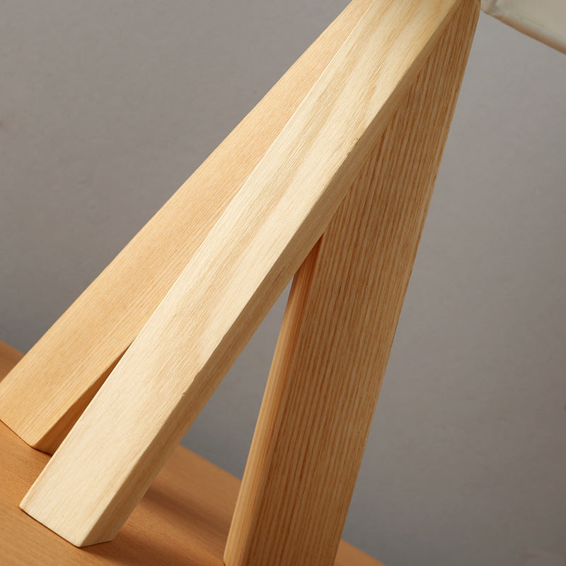 Lampe de table LED moderne minimaliste en bois pour chevet, protection des yeux