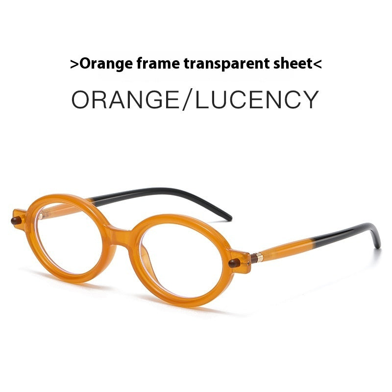 Lunettes de soleil ovales rétro artistiques charmantes modernes anti-lumière bleue