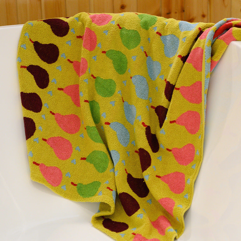 Bath Wrap Soft Absorbent Household Pure Cotton Bath Towel